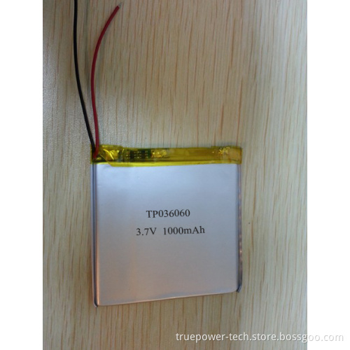 1000mAh Li Polymer Battery